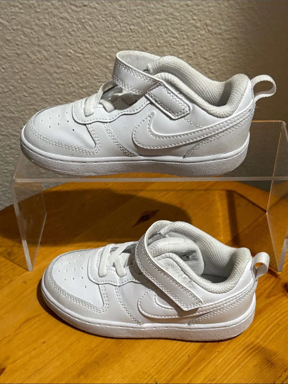 Nike Kids All White Classic Athletic Sneakers 9C